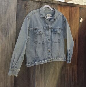 Vintage Calvin Klein Distressed Jean Jacket Acid Wash